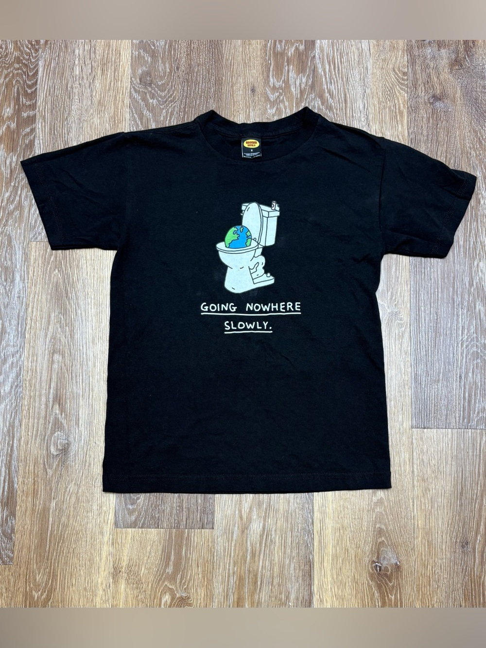 Brother Merle Black Short-Sleeve Graphic Tee - "Going Nowhere Slowly."